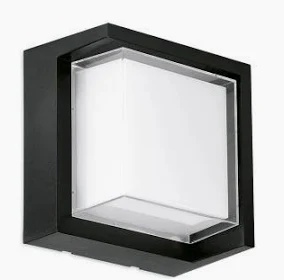Enlite 10W Upto 900lm 3000K/4000K/6500K Square Cowl Coastal Wall Light