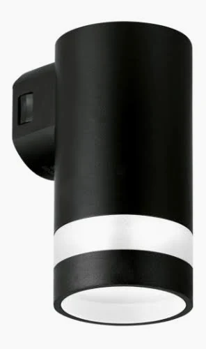 Enlite 5W Up or Down Cylindrical Coastal Wall Light with Decorative Trim