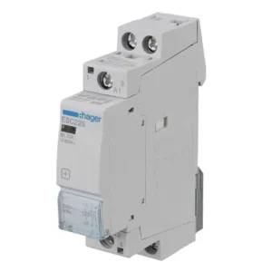 Hager 25A 1 Module Contactor 2 NO Contacts