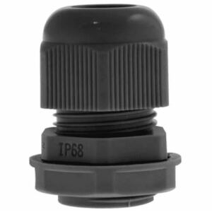 QCGM20BLK 20 mm black nylon cable gland IP68