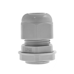 Q-Crimp QCGM20GRY – 20 mm Nylon Gland (Grey, Pack of 10)