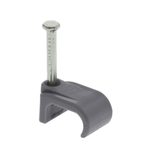 Q-Crimp QFC5 – Grey Cable Clips for 2.5 mm² T&E Cable (Pack of 100)