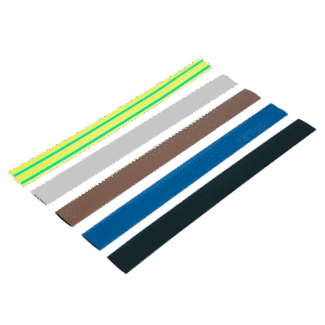 Q-Crimp QHS9MP225 – Multi-Colour Heat Shrink Pack 9.5 mm × 225 mm (15 Pieces)