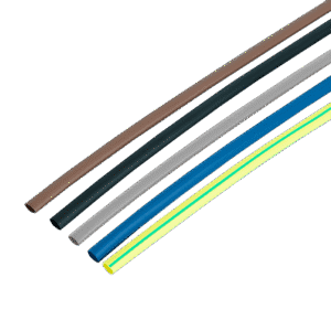 Q-Crimp QHS6MP225 – Multi-Colour Heat Shrink Tubing Pack 6.4 mm × 225 mm (15 Pieces)