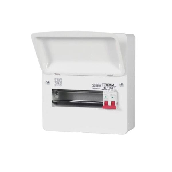 Fusebox F3008M 8 Way 100A Main Switch Consumer Unit