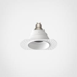 Astro Trimless Slimline Round Adjustable Fire-Rated Downlight (Model 1248019) in Matt White