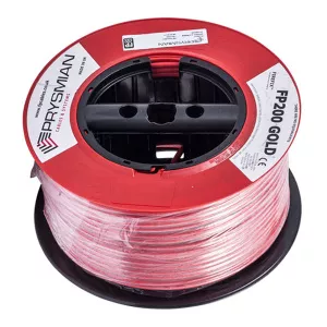 Prysmian FP200 Gold – 2 Cores + Earth, 1.5 mm² – Fire-Resistant Cable (100m Drum)