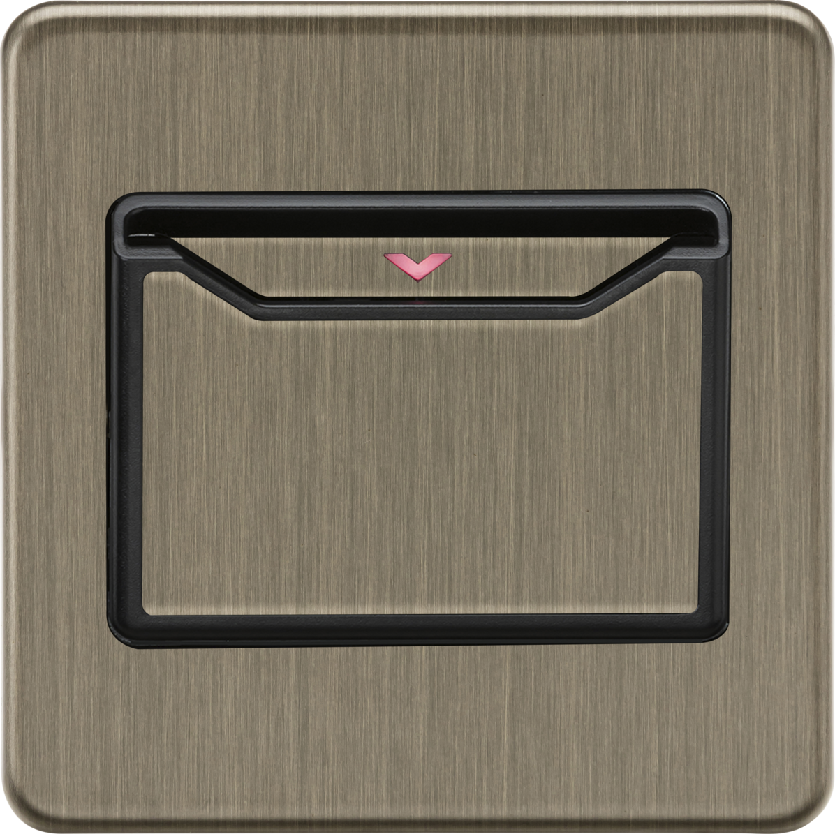 Knightsbridge Screwless 32A Key Card Switch – Antique Brass (SFCARDAB)