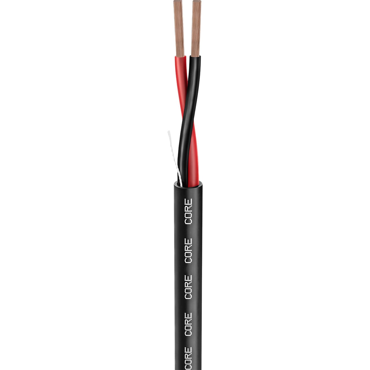 16/2 LSZH 2 Core Outdoor Speaker Cable Black 100m