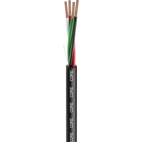 Speaker Cable 4 Core LSZH Black 100m