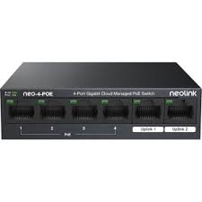 Neolink NEO-4-POE 4 Port Gigabit PoE+ Switch