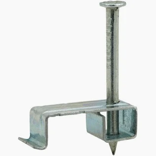 Fire rated metal cable clips for securing 1–2.5mm² twin & earth cable. Provides safe cable s