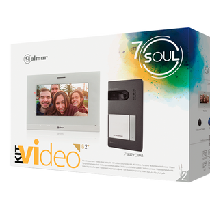 Golmar S5110 video intercom kit with ART7 monitor. 2-Wire G2+ video door entry system.