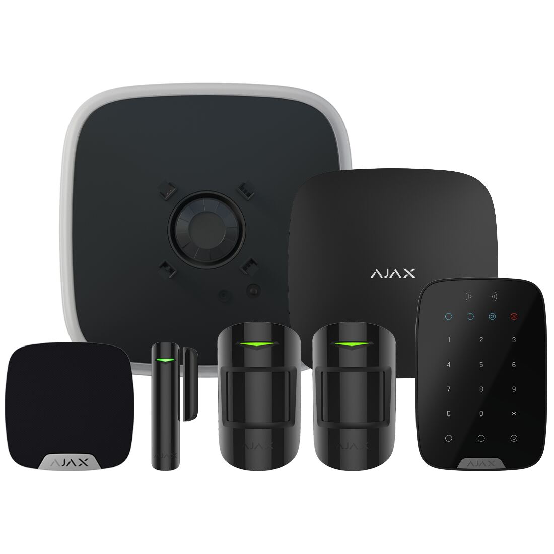 Ajax Superior Wireless Alarm Kit 4 S - Black (AJA-109843)