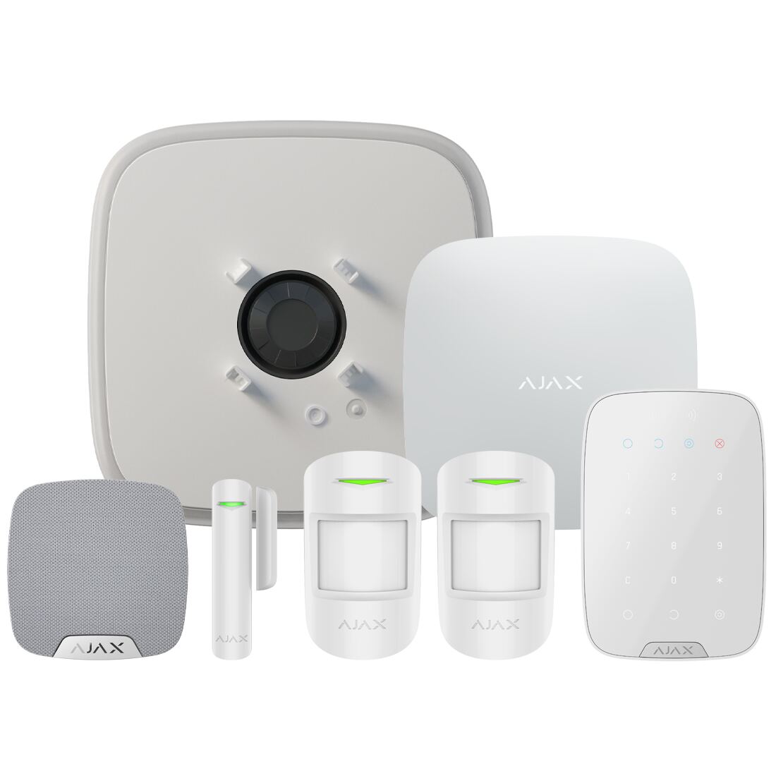 Ajax Superior Wireless Alarm Kit 21 S - White (AJA-109844)