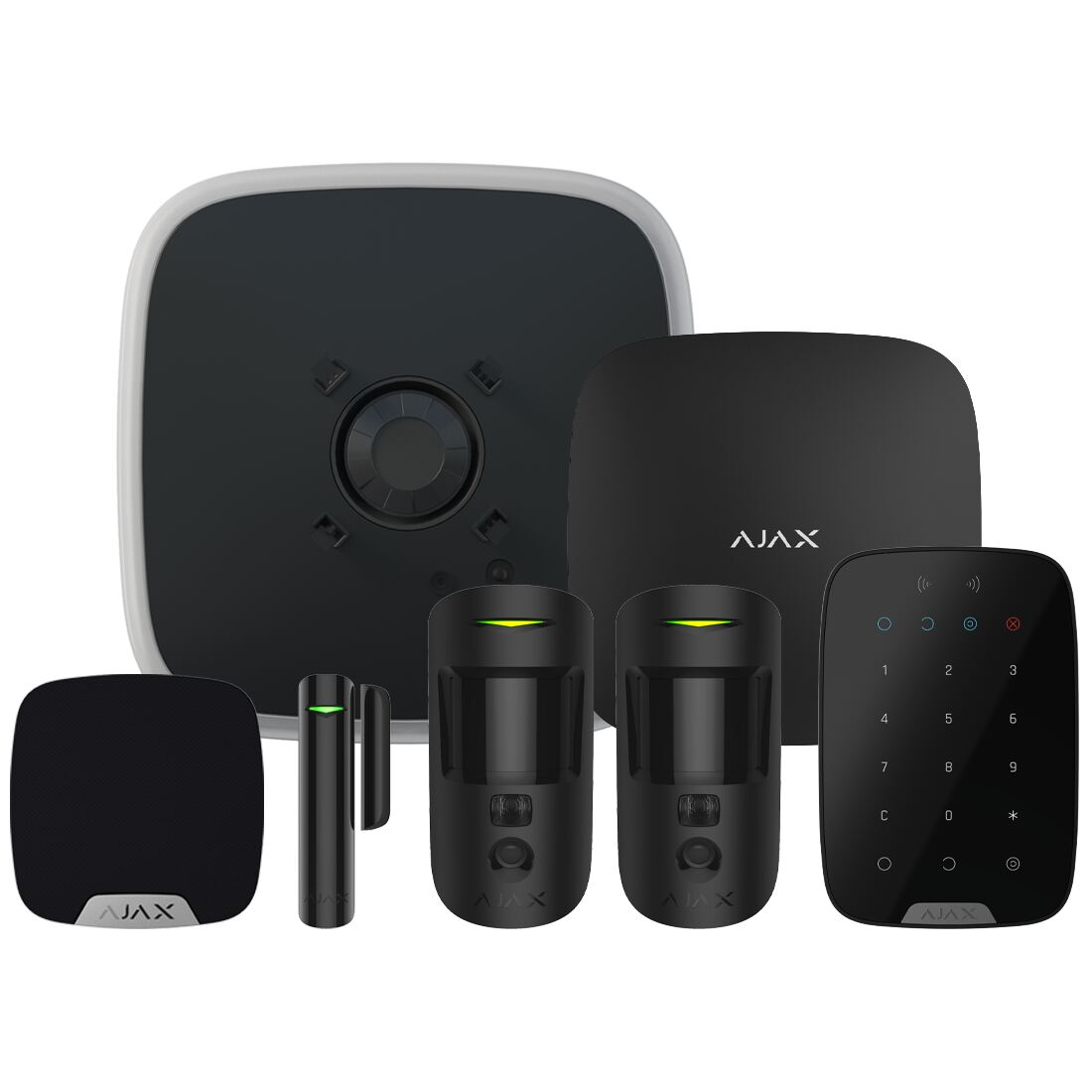 Ajax Superior Wireless Alarm Kit 10 S - Black (AJA-109847)