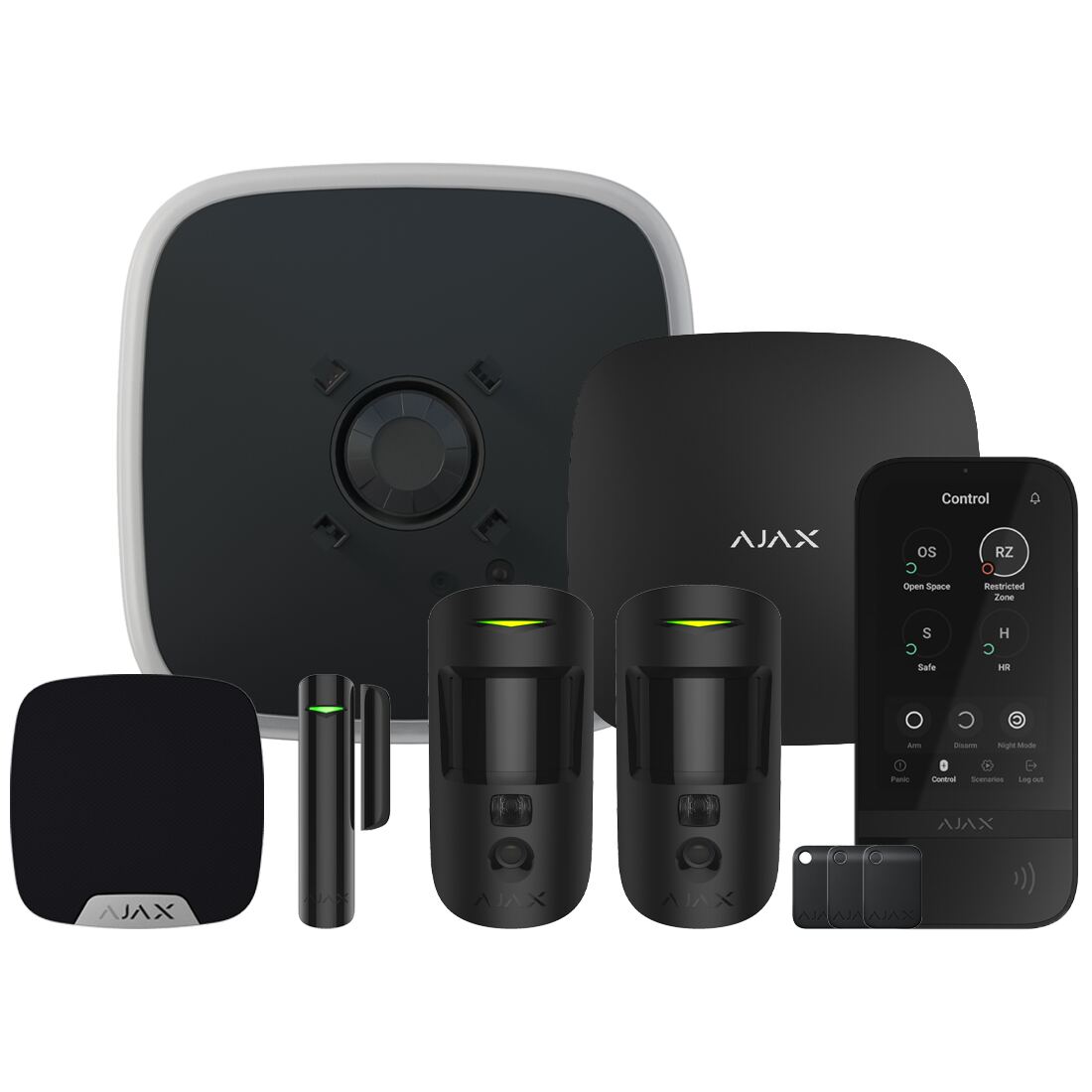 Ajax Superior Wireless Alarm Kit 26 S - Black (AJA-111231)