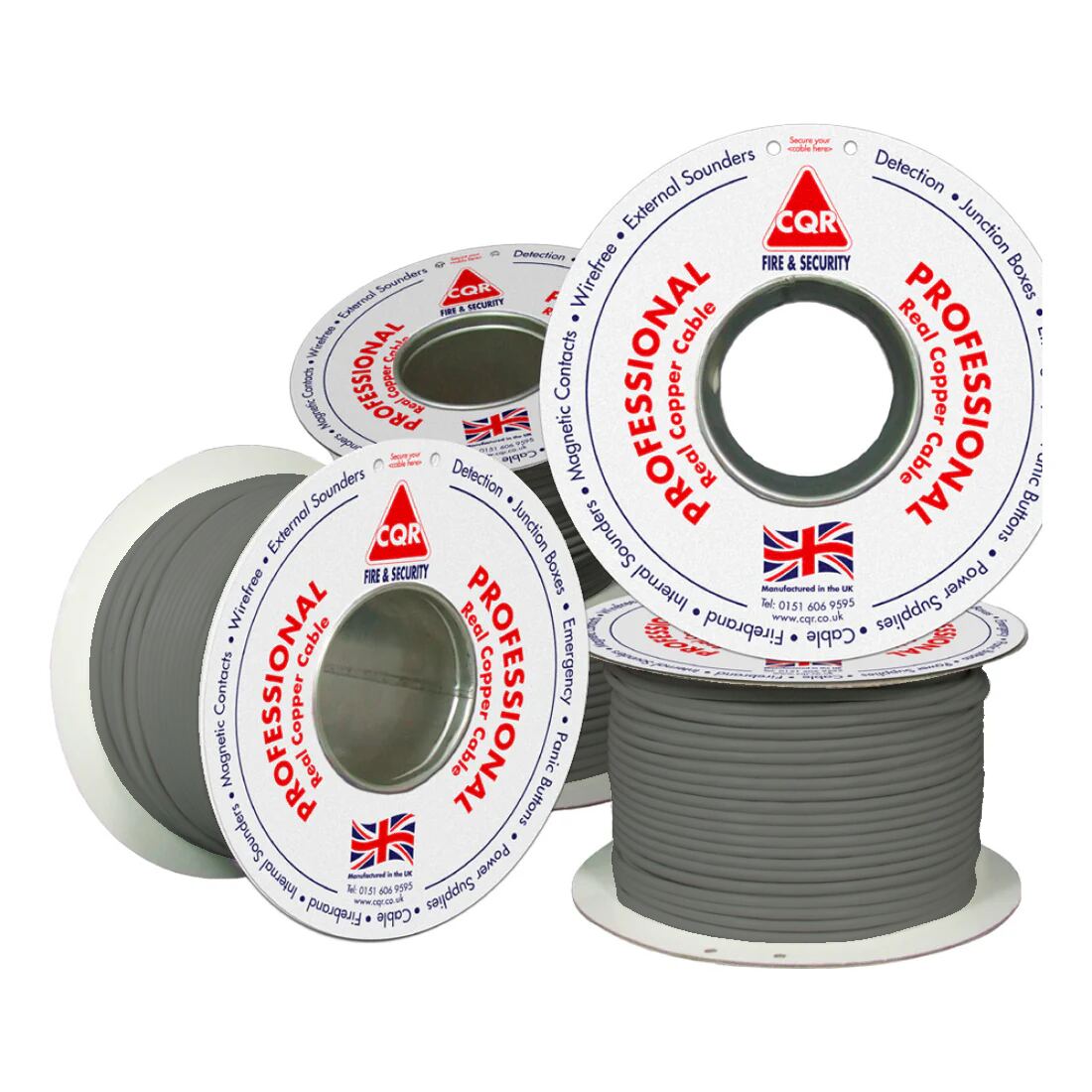 CQR Belden 10 Core LSF Low Smoke Full Copper Cable 100m ÃÂÃÂÃÂÃÂ¢ÃÂÃÂÃÂÃÂÃÂÃÂÃÂÃÂ White (CABS10/GY/LSF/100)