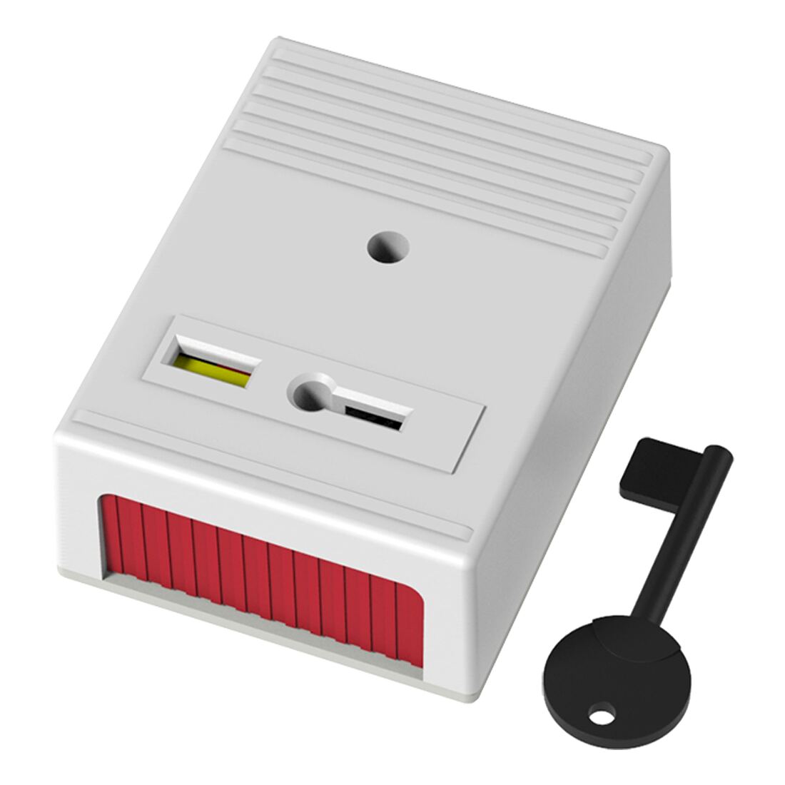 CQR Top Push Panic Button - White (PASP1/WH)