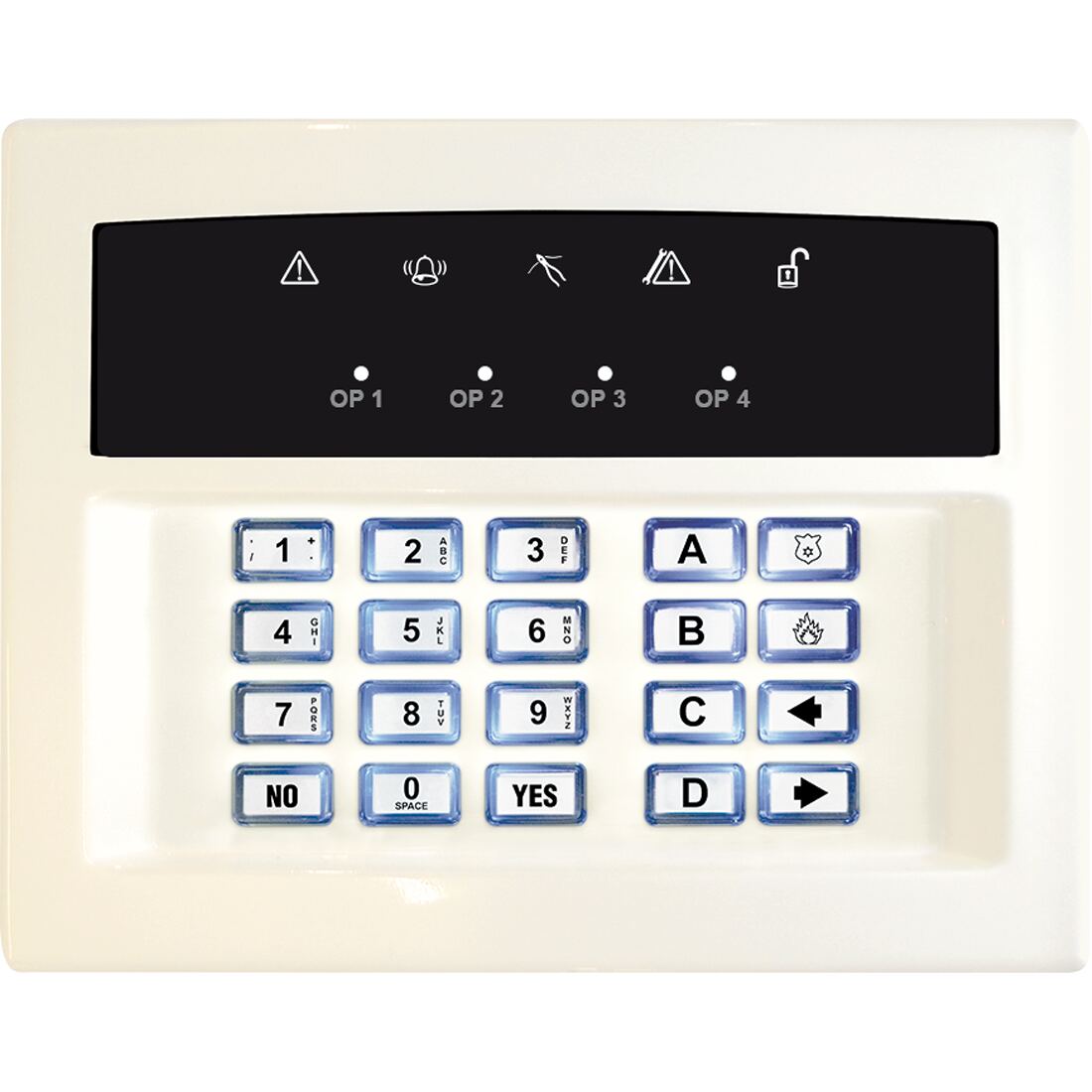 Pyronix Enforcer LEDRKP-WHITE-WE Wireless Arming Keypad (ENF-LEDRKP-WHITE-WE)
