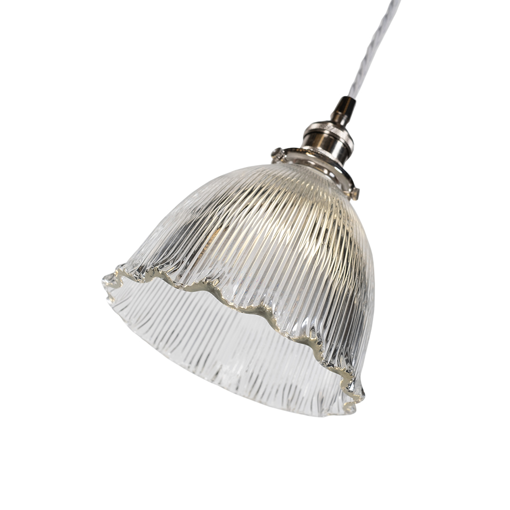 Soho Lighting D'Arblay Scalloped Prismatic Glass Dome Pendant Light - French Collection - Image 7