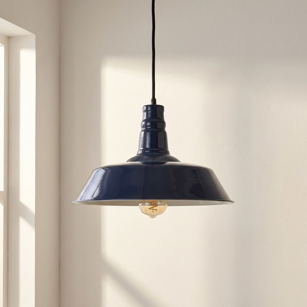Soho Lighting Argyll Industrial Pendant Squid Ink-Soho Lighting - Image 6