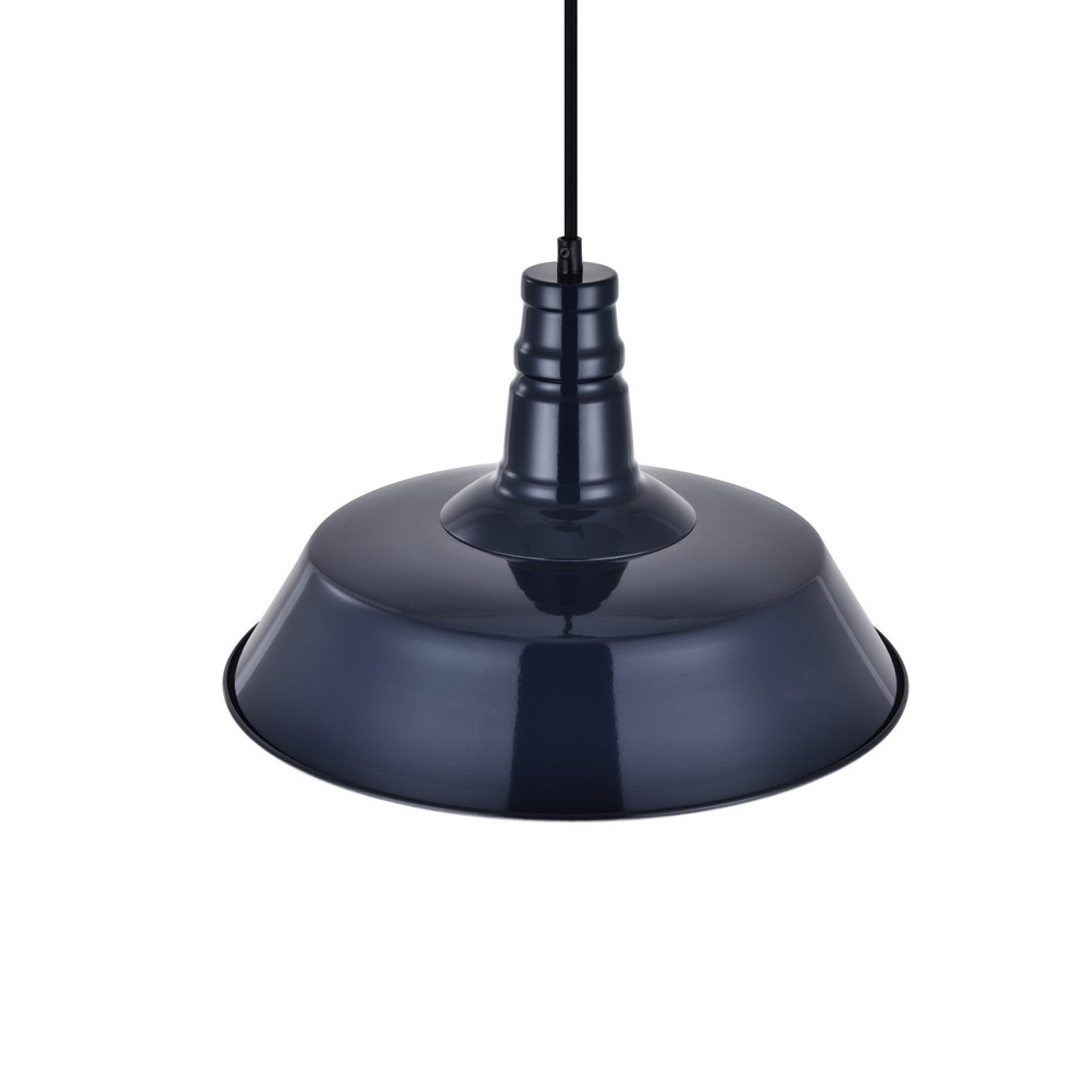 Soho Lighting Argyll Industrial Pendant Squid Ink-Soho Lighting - Image 4