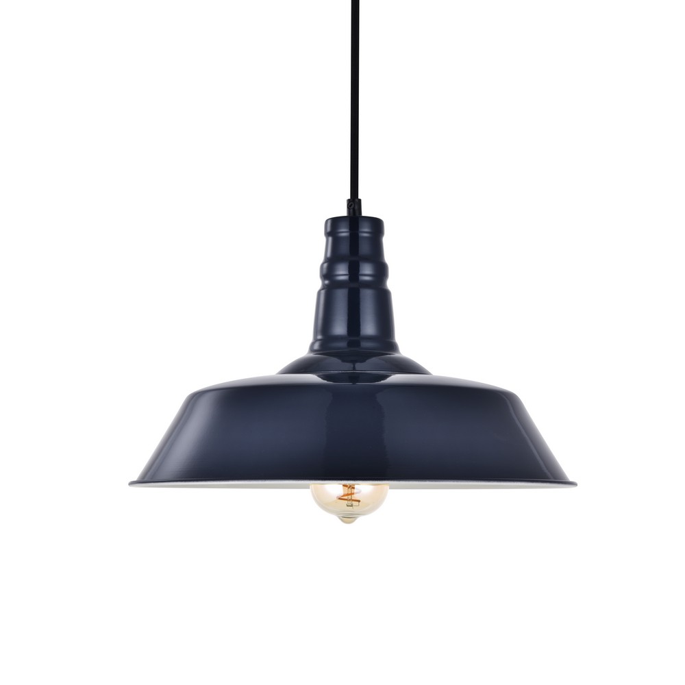 Soho Lighting Argyll Industrial Pendant Squid Ink-Soho Lighting - Image 3